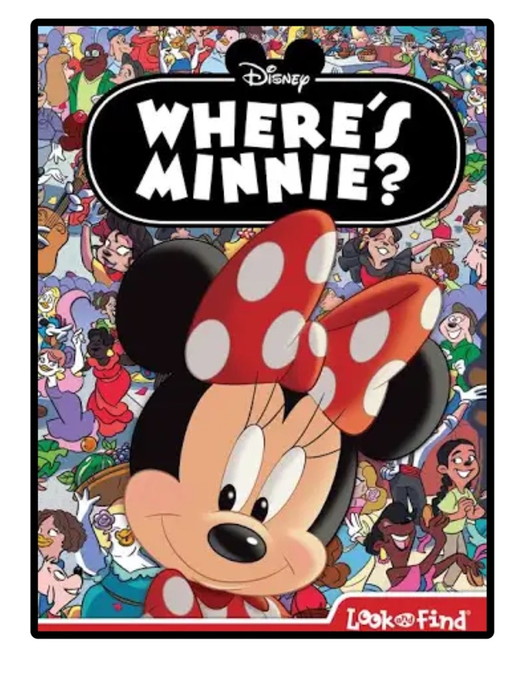 Disney Where's Minnie? Look and Find Hardcover Book